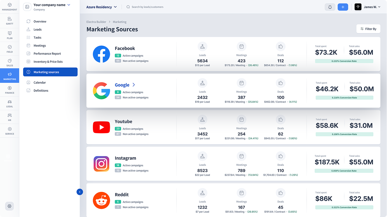 Preview of a VPlans construction management module